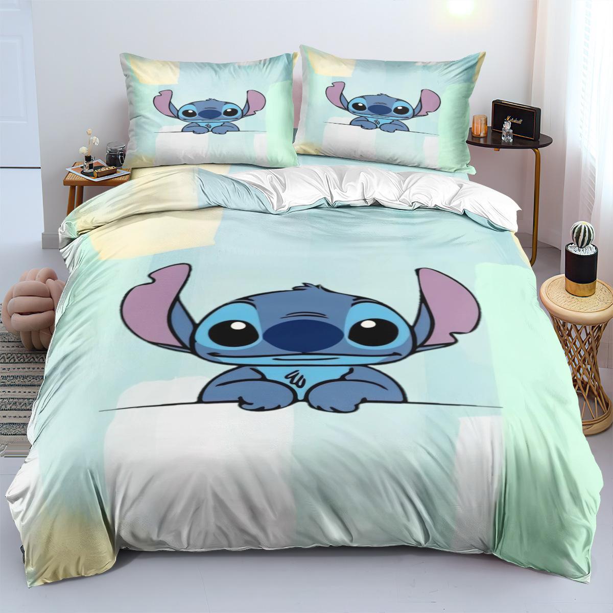 

Bedding Three-Piece 90-120G Abrasive Cloth 3D Digital Printing 90 * 200