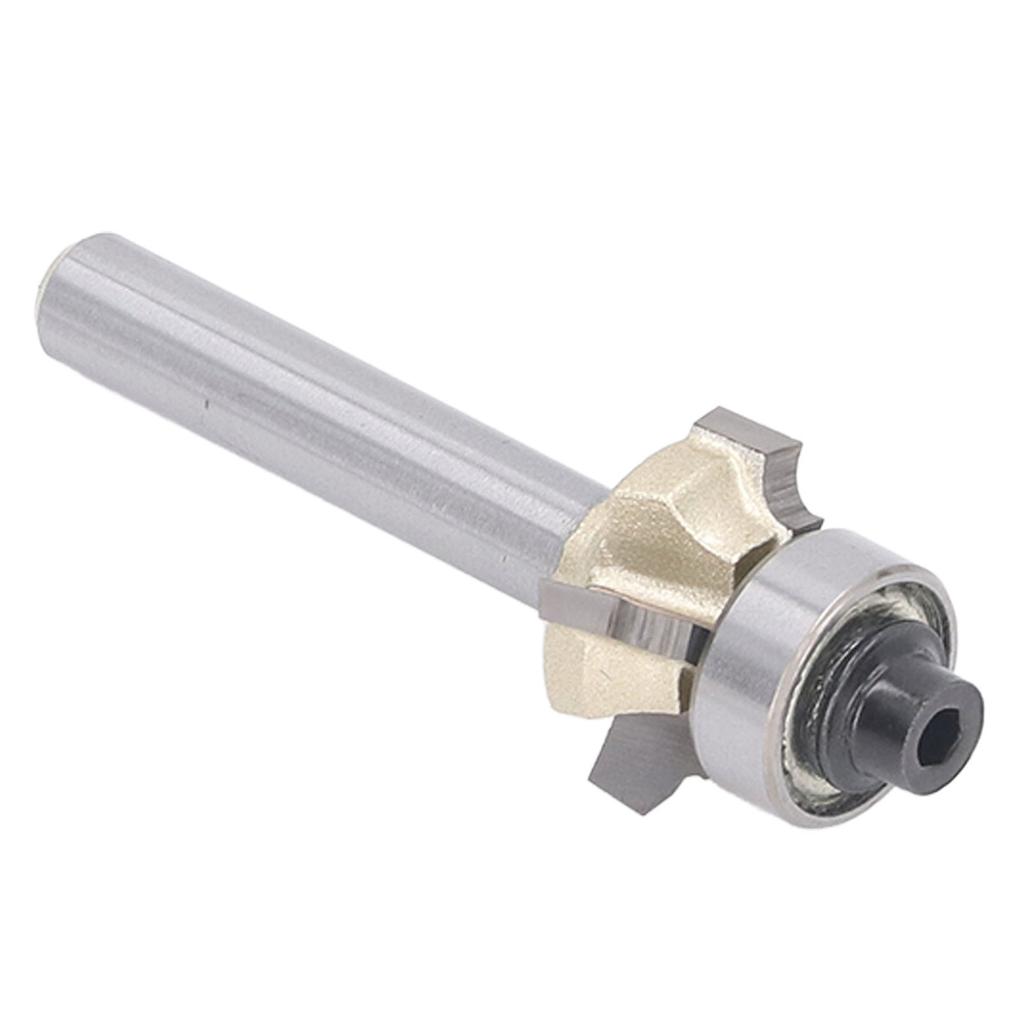 Bit Rotund de Colț Coadă 14in 4 Flute Bit de Ruter pentru Formarea Muchiilor Prelucrarea Lemnului Freză pentru Teșire