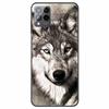 Case For T-Mobile REVVL 6 5G Animals Soft Silicone TPU Phone Back Cover for T-Mobile Revvl 6 Pro 5G Coque Protective Wolf Cat