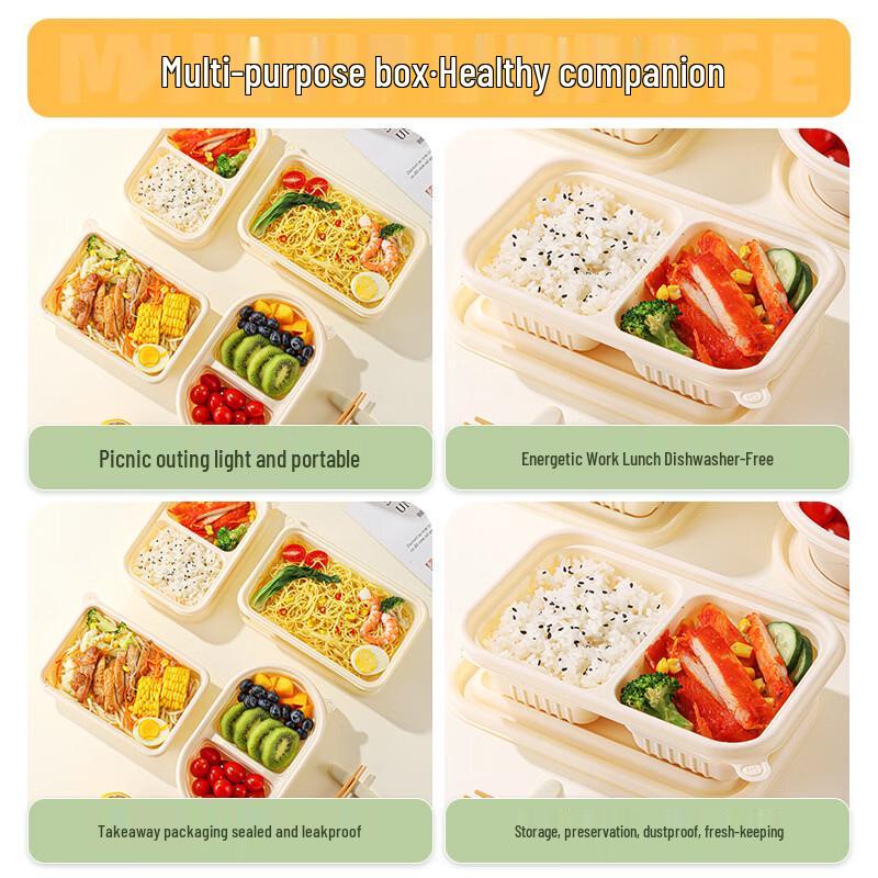 Eco-Friendly Corn Starch Disposable Food Containers