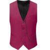 Nieuwe veelkleurige modieuze prom party vest heren formele retro vest mouwloze riem accessoires effen kleur zakelijke vest heren