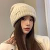 Wool Hat Knitted Hat Warm Cap Knit Beanie Cute Crochet Basin Cap  Autumn