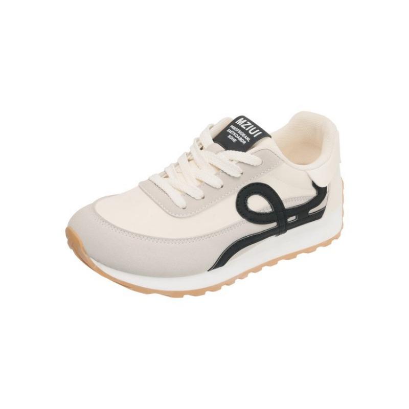College Style Rubber Sole Running Shoes Autumn New Three-color Trend Women's Platform Sneakers