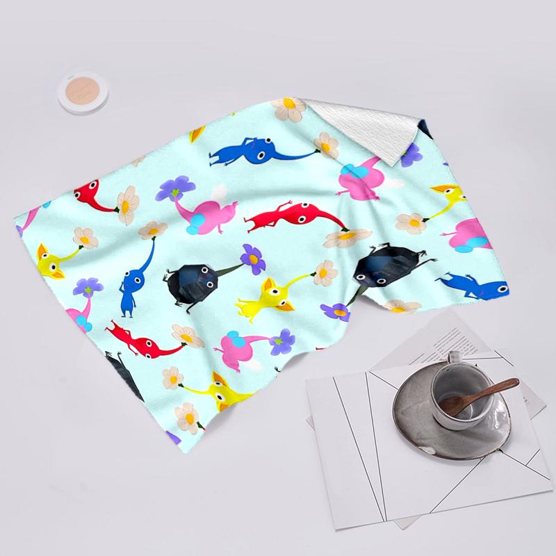 Beach Towel with Pikmin Pattern - Soft,absorbent,machine Washable Lightweight&Modern,swimming,Travel Essentials