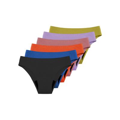 Women's Period Panties Leak Resistant Seamless Briefs High Waist Breathable Quick Dry Underwear 4 Layer Protection