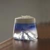 Japanese retro Shanhe Guanshan cup series Snow mountain Mount Fuji glass High borosilicateheat-resistant coffee cup Drinking cup
