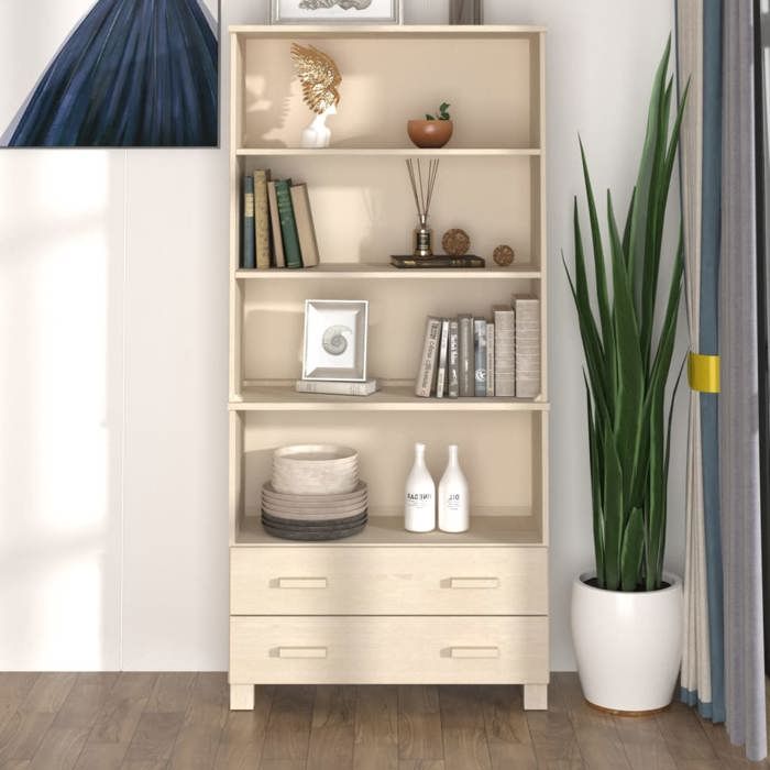 VidaXL Buffet HAMAR Solid Pine Wood Honey Brown 3100934
