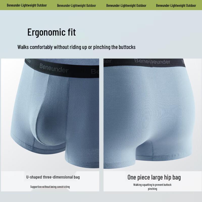 Beneath The Banner Men's Breathable Mesh Boxer Briefs