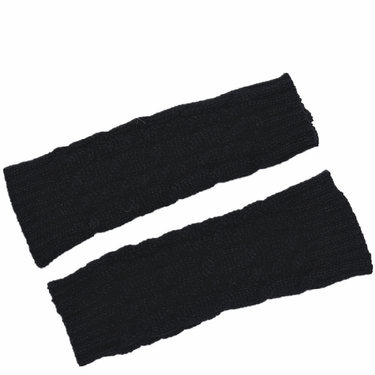 Winter Acrylic Fibre Arm Warmer Fingerless Design Stretchy Gloves Wrist Warmer for Women Outdoor Adventure Daily Wear