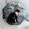 1 PC Automatic Folding Umbrella - Jujutsu Kaisen Pattern Portable Foldable Design With 8 Ribs Christmas Birthday Gifts