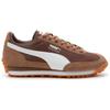 Puma Easy Rider Suede Nylon Women Haute Coffee White Espresso Brown 400331-05