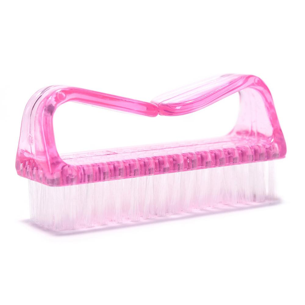 

KADS пластиковая прямоугольная щетка для ногтей 2 цвета розового или синего маникюрного инструмента легко очищаемая щетка для пыли для дизайна ногтей