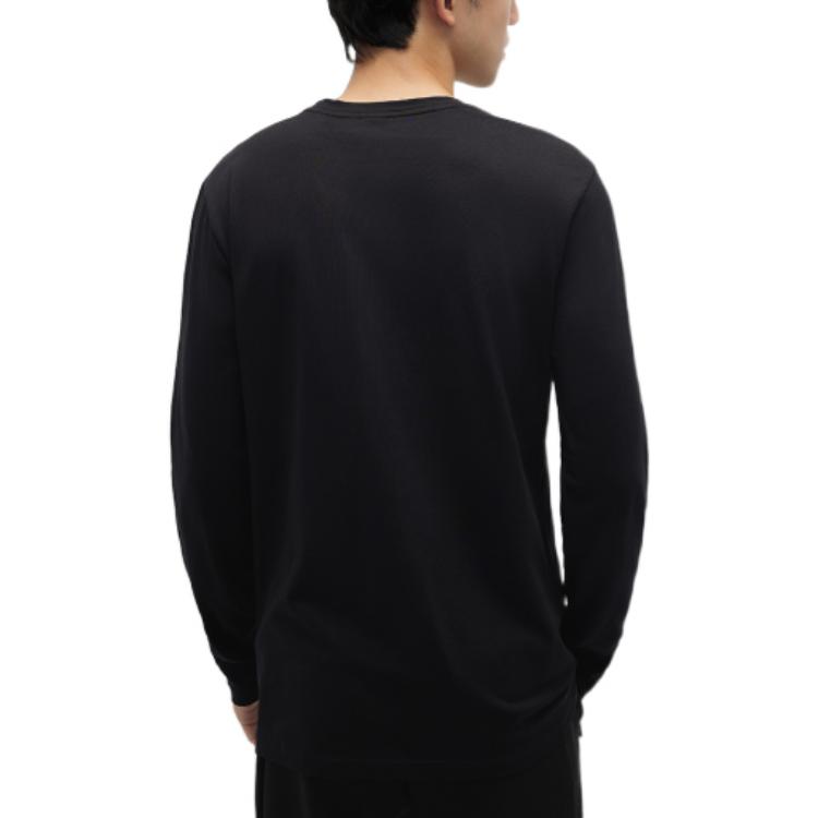 HUGO BOSS T-Shirts Men's Black Crew Neck Moderate 50476192-001