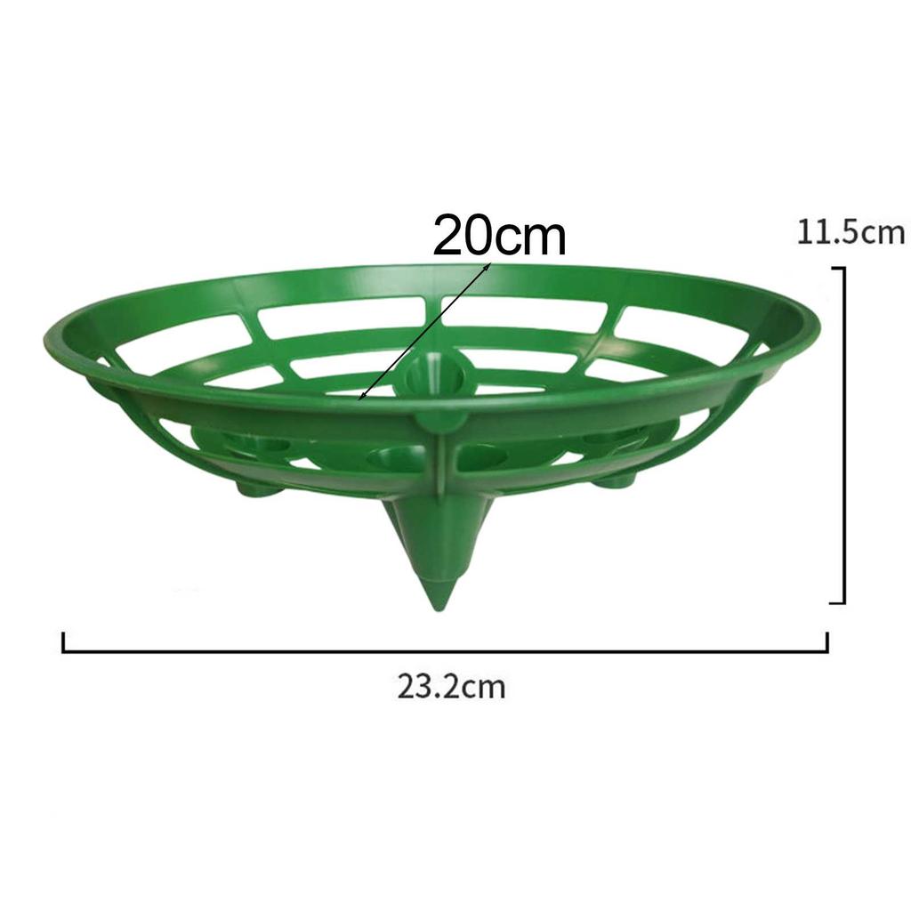 5pcs Gardening Oval Tray Fruit Tray Watermelon Bracket Anti-Rot Support Frame Garden Support Plant Trellis For Fruits Growth