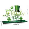 Elegant Patrick's Day Themed Acrylic Centerpieces with Lucky Clovers Fashion Irish Celebration Deck For Home