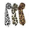 Fashionable Leopard Print Neck Tie For Men And Women Unisex Decorative Tie For Office And Party Gathering Accessory