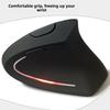 Multifunction 2.4G Vertical Mouse Silent Mute Buttons Vertical Wired Mouse 1600DPI Luminous Computer Mice School