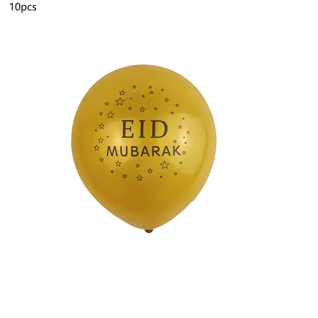10ks/11ks/15ks/38ks/42ks Eid Mubarak Balónek Ramadanová Dekorace Pro Domov Pomoc Al-fitr Mubarak Kareem Párty Potřeby