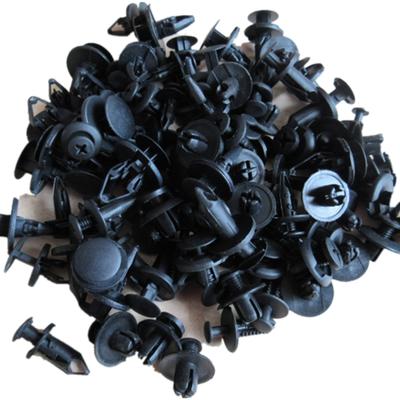 100Pcs 10Sizes Plastic Car SUV Fastener Bumper Panel Fender Clips Push Pin Rivet