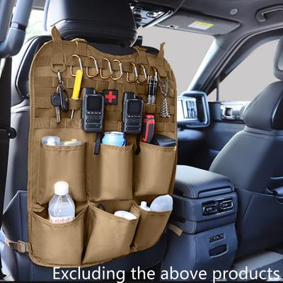 Hochwertiger Multifunktions-55 * 37CM 600D 6PCS in 1 Auto-Rücksitz-taktischer Hängespeicher-Organizer
