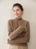 Autumn Winter Twelve-Needle Ribbed Cashmere Sweater Women's Warm Fashion Pullover