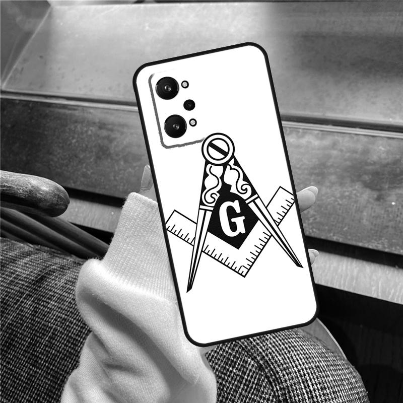 Freemasonry Logo Symbol Case For Realme 15 Pro GT7 GT6 11 12 13 14 Pro Plus C55 C51 C53 C35 C33 C61 C65 C67 C71 C75