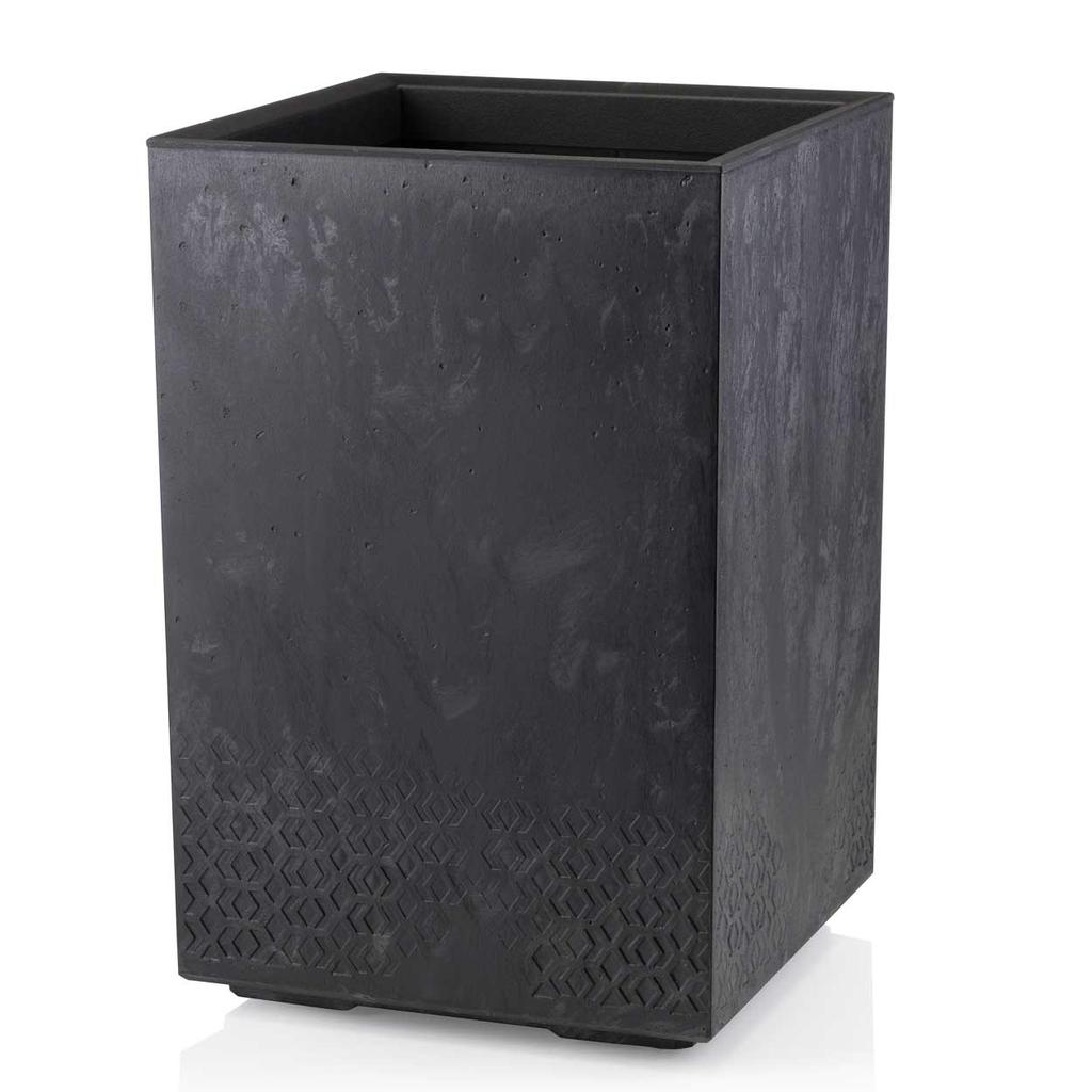 Donica Betonique Czarny Beton H60X40 Cm
