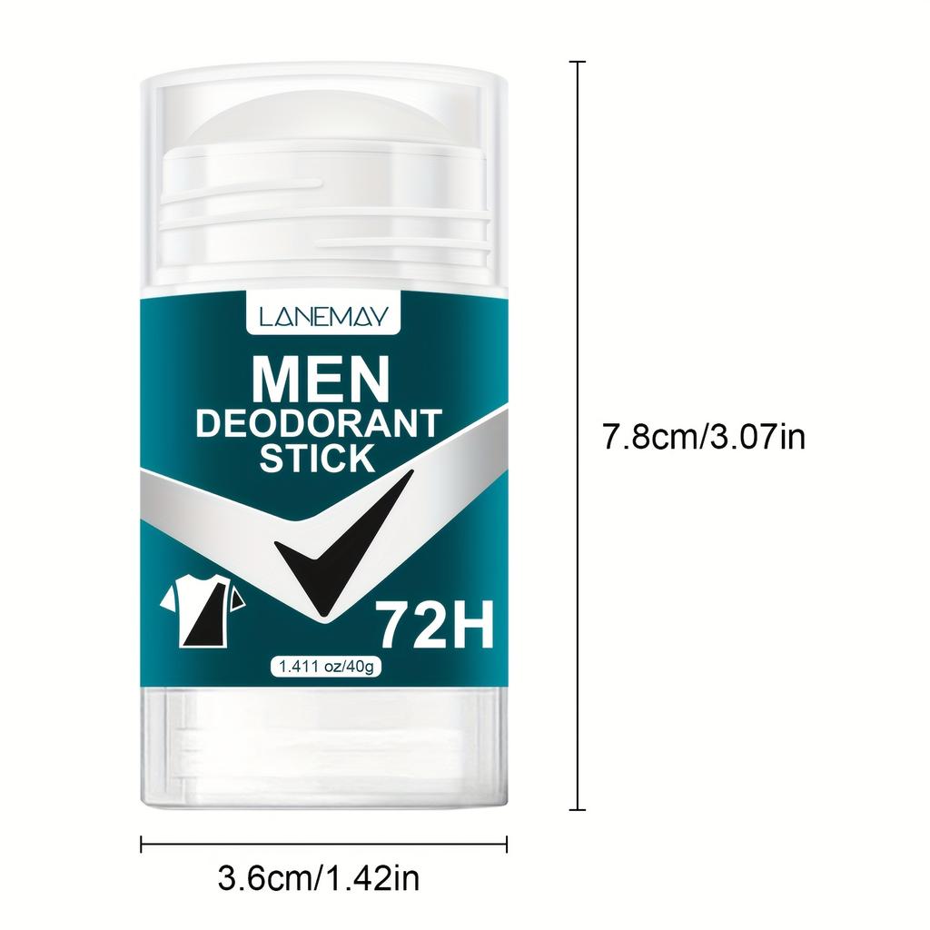 Men Eucalypt Deodorant Stick Anti Sweating Keep Drying Lasting Fragrance Remove Armpit Odor Underarm Refresh Sticks Refresh