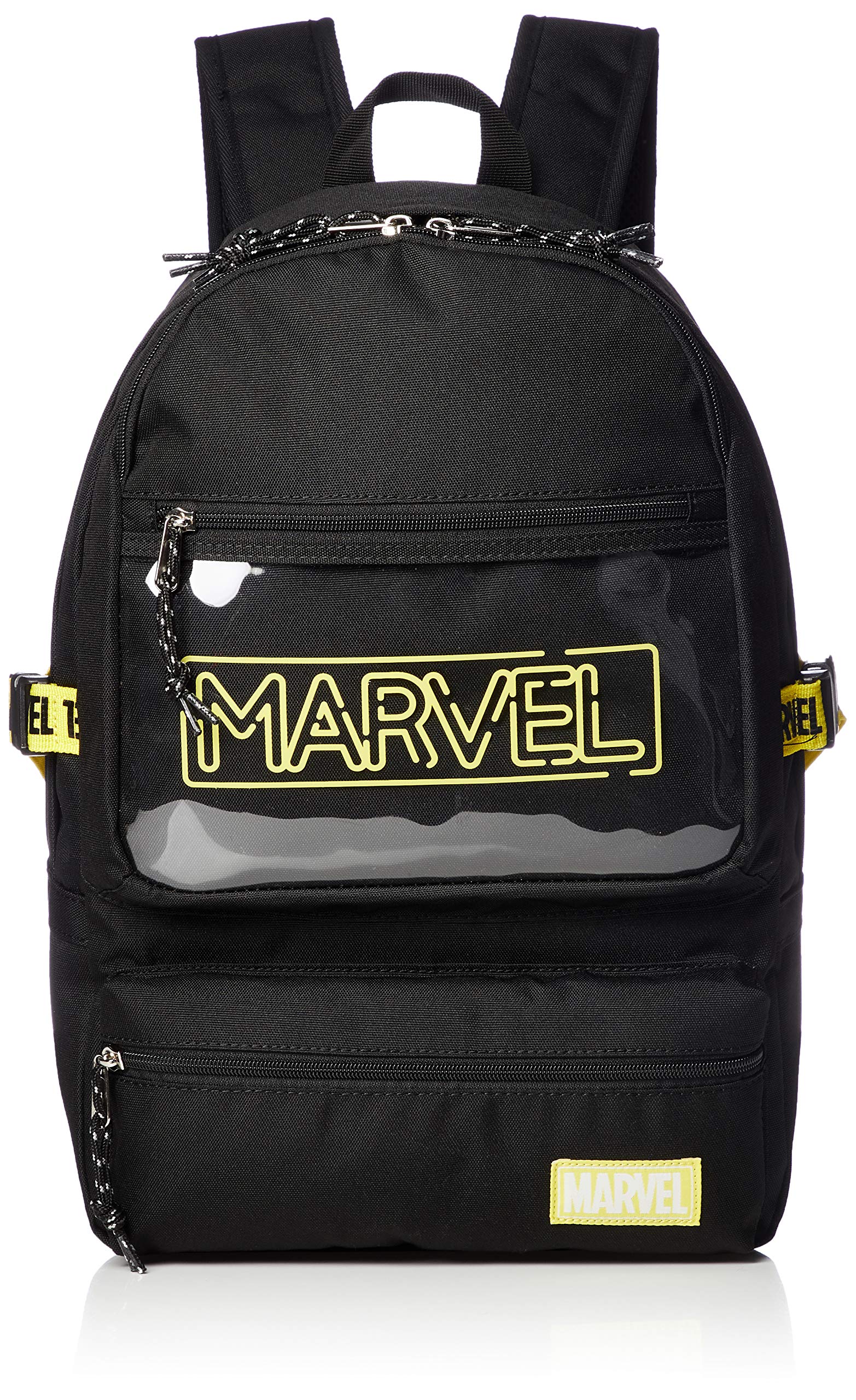 

Marvel Backpack Daypack with Clear Pockets, MV-205b, Yellow (MV-206)