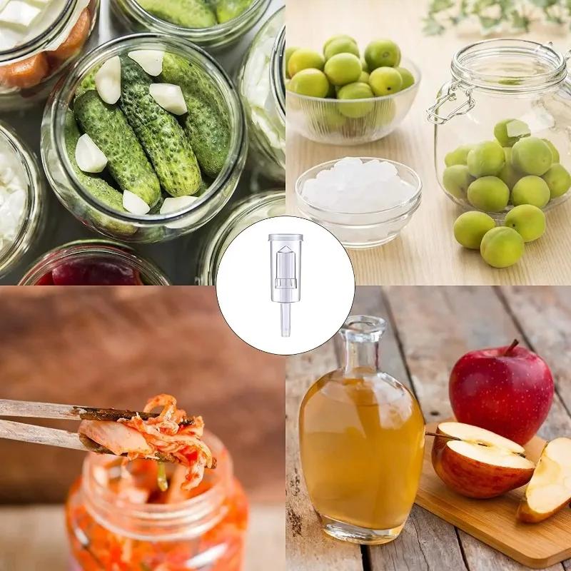 Set Airlock din Plastic pentru Homebrew cu Garnituri din Silicon pentru Conservarea Fermentării în Vin, Fermentarea Varzei Murate, Kimchi