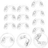 5 Mini Nose Pads Pairs Eyeglass Nose Pads Anti Slip Soft U Shape Silicone Nose Pads Sponge Saddle Bridge Glass Nose Pieces for Glasses Eyeglasses