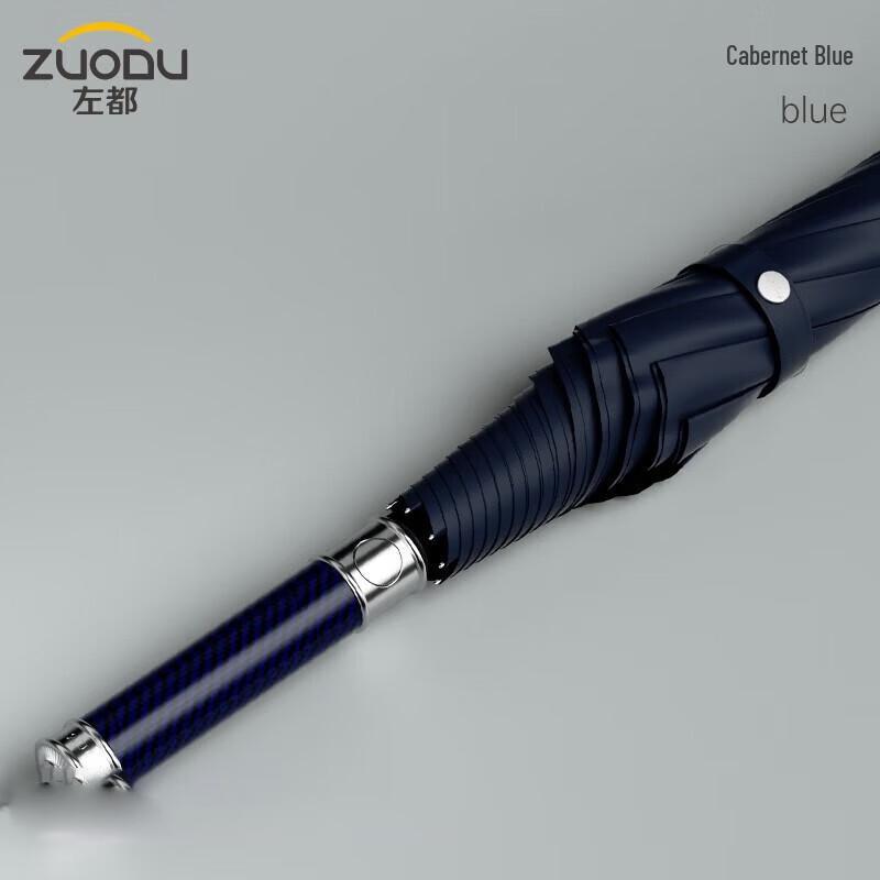 ZUODU Men s Reinforced Windproof Business Straight Umbrella