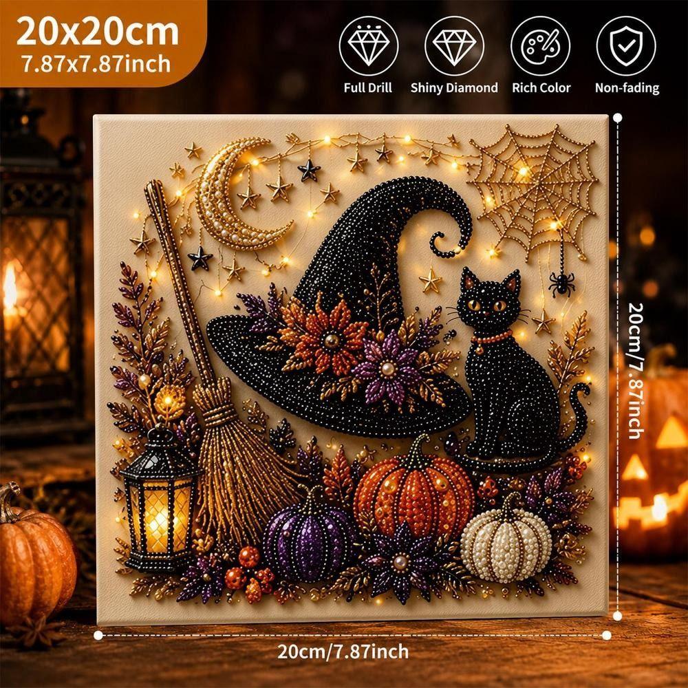 Halloweenowy Motyw Halloweenowy Duch Perłowa Sztuka Zestaw DIY Przyjazne Rękodzieło Malowanie Perłami Biuro