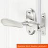 Hardware Door Sash Lock Stainless Steel Window Latch Handle Security Bolt Latch  Windows