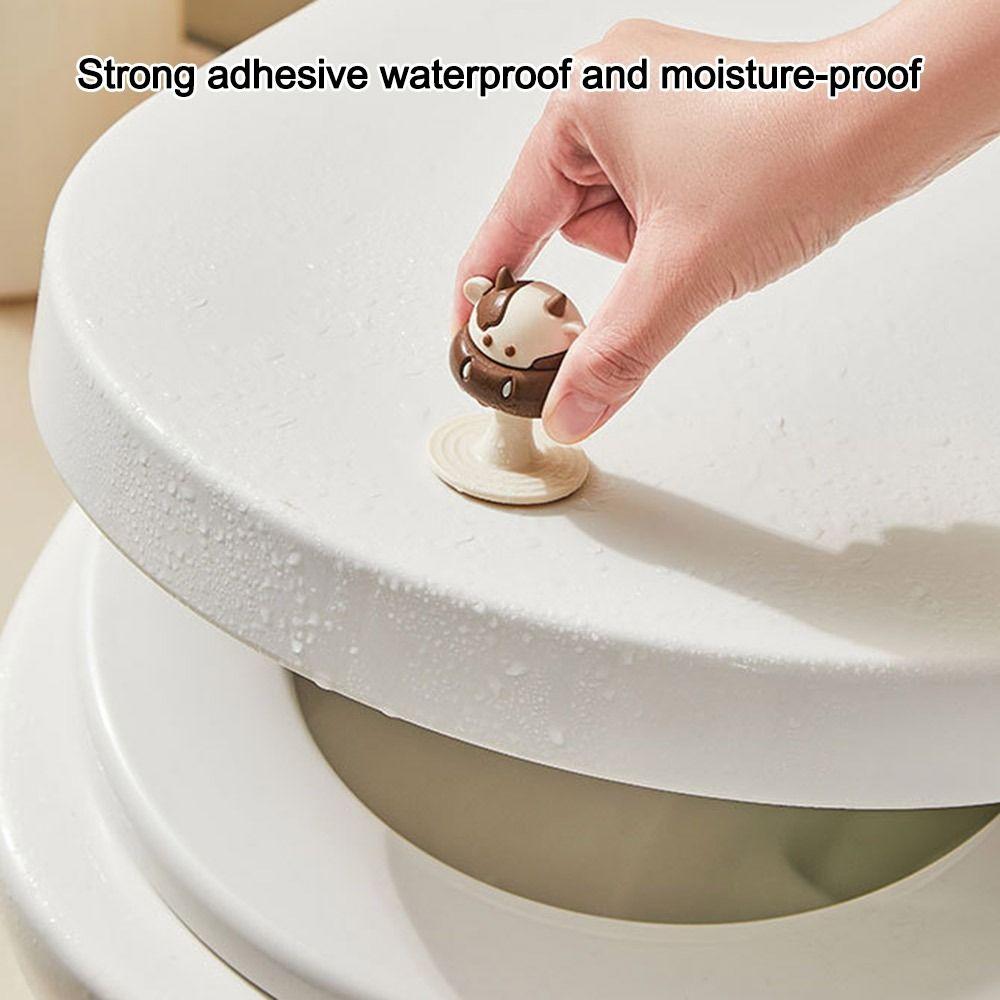 1/2 ks Kryt záchodového sedátka ve tvaru krávy Zvedací zařízení Držák madla záchodové mísy Koupelnové nářadí