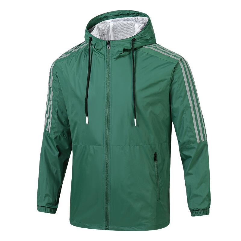 Spring and Autumn Korean Hooded Loose Plus Size Couple Jacket Men's and Women's Sports Casual Thin Windbreaker