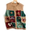Spring and Autumn Women's Knitted Vest Women's Sleeveless Sweater