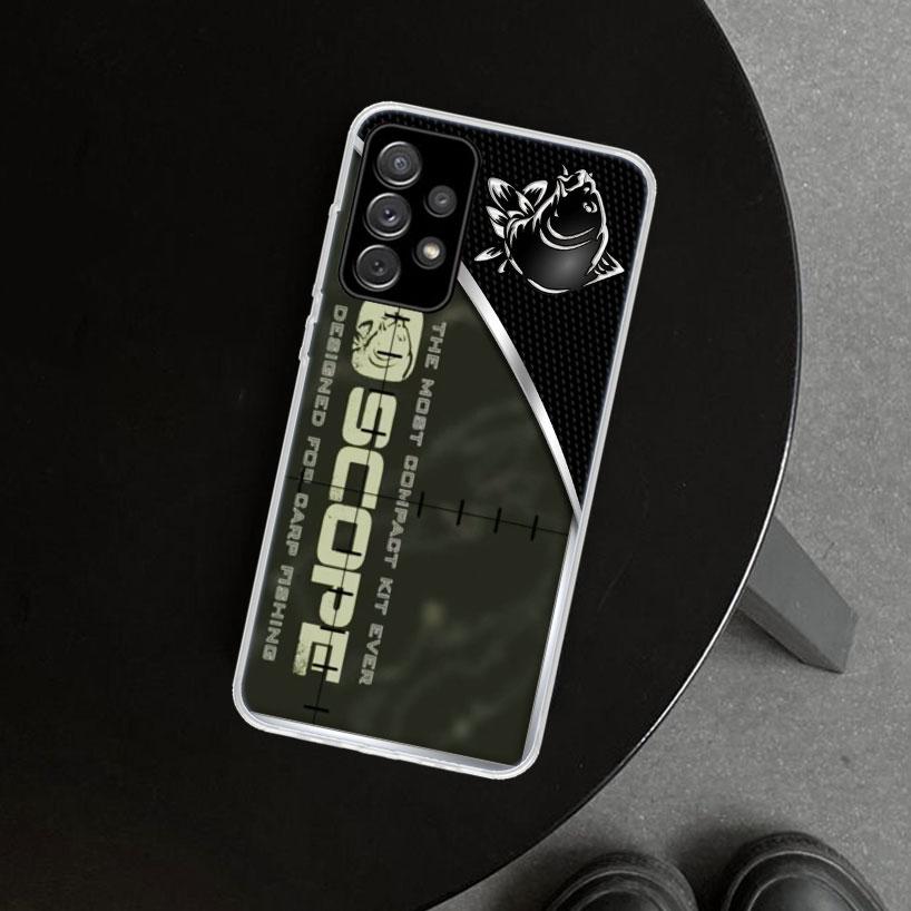 Nash Fishing Logo Phone Case Cover For Samsung Galaxy A17 A16 A26 A36 A56 A57 A37 A15 A25 A35 A55 A14 A24 A34 A54 A13 A23 A33 A5