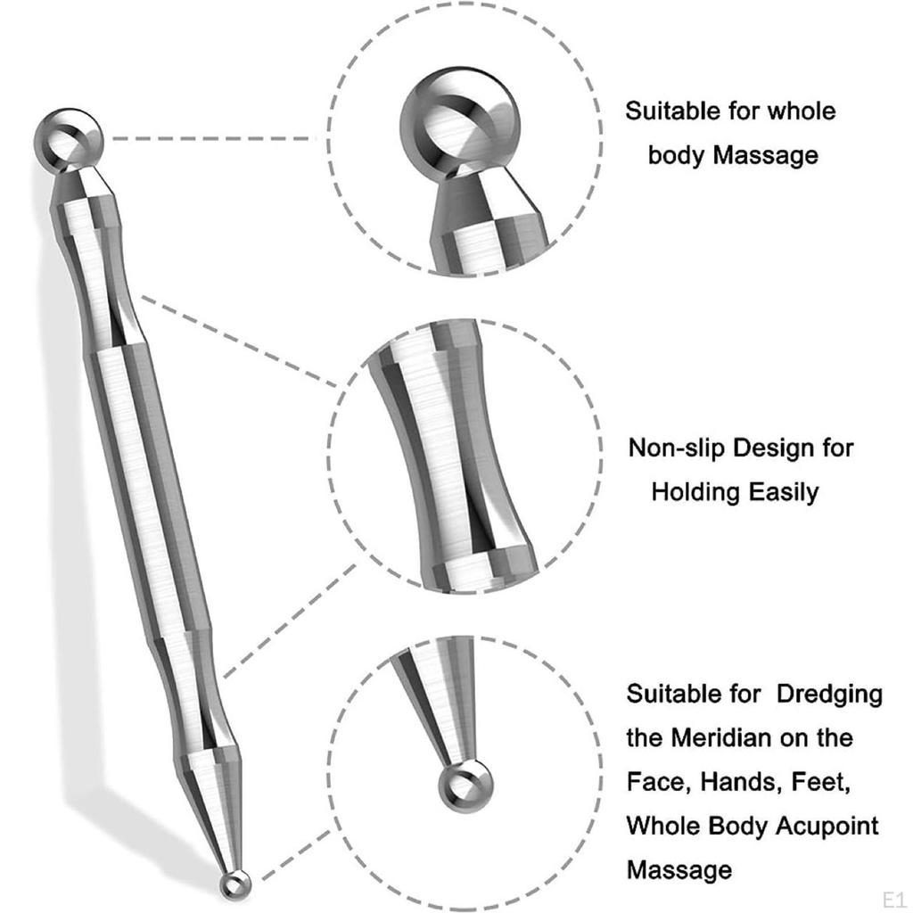 Point Massage Tool Deep Tissue Pen Lightweight Professional Compact with Storage Bag