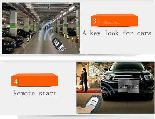 D7 One Key Start Ignition Engine Starter Push Button Remote Alarm Safety System