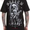 Mürrische Herren Paloskim Premium T-Shirt Reaper Schach Tattoo Kunst vintage Gewaschen Grafik Lässige Mode Stilvoll Unisex Weich