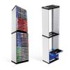 Torre de Armazenamento de Discos de Jogos para Estojo Suporte para Console de Jogos Capacidade Máxima 36 Discos de Jogos Acessórios