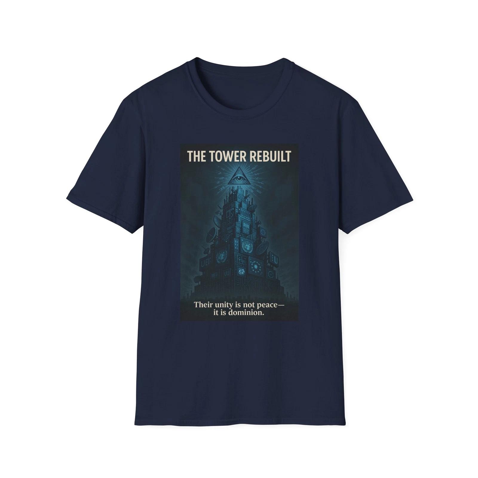 The Tower RebuilT shirt, Anti-Marxist American Pride Tee, Red Pill Tee, Patriot 4XL