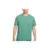 T Shirts Men's Green Crew Neck Moderate FQ3092-361