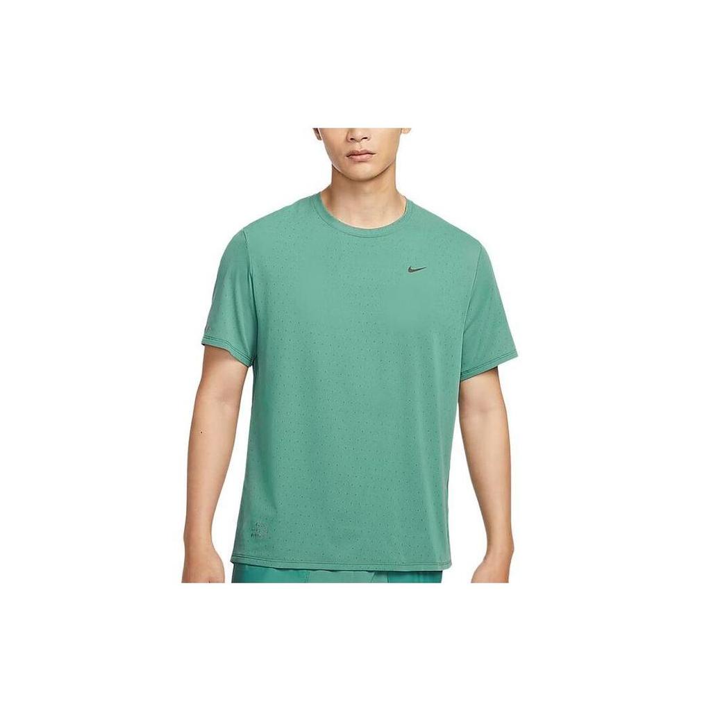 Nike T Shirts Men's Green Crew Neck Moderate FQ3092-361