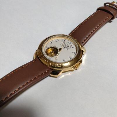 Used BULOVA BENETTON See-through Back Automatic Men's Watch