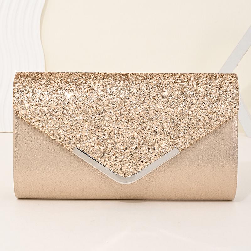 2025 Sequin Evening Makeup Clutch - Shiny Color