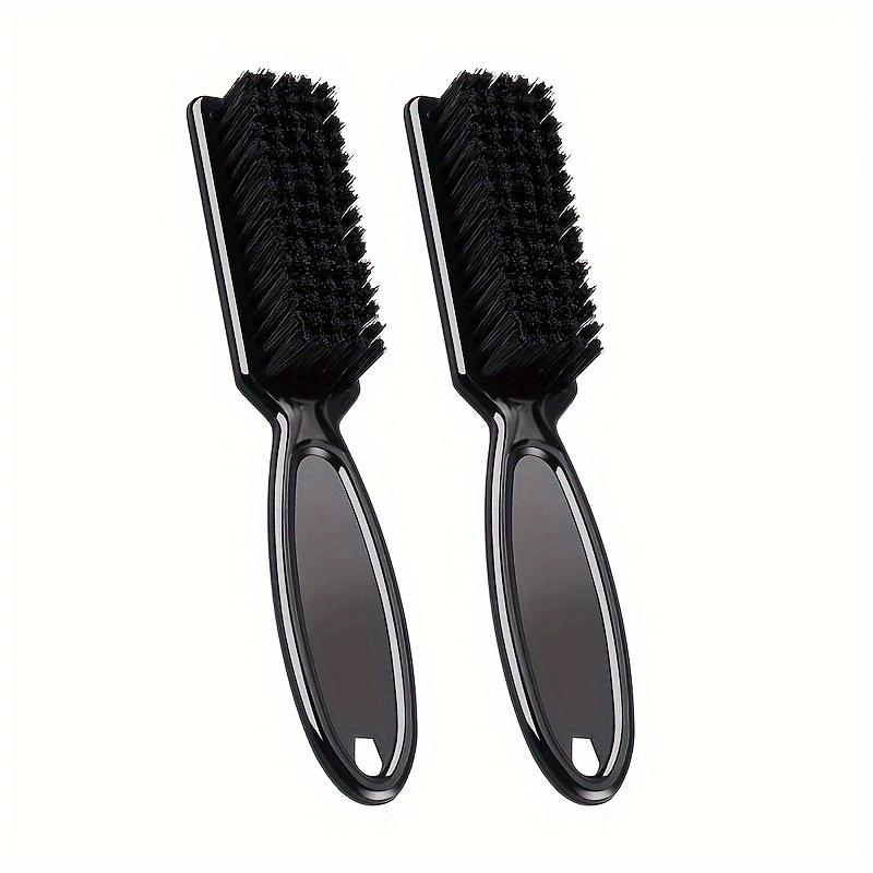 Barber Neck Duster Brush Sets Plastic Handle Hairdressing Soft Hair Cleaning Brush Head Shape Carving Cleaning Brush