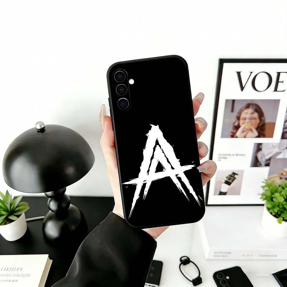 Rapper A-Anuel AA R-Real Phone Case Black Silicone Soft For Samsung Galaxy A73,A72,A71,A70,A53,A52,A51