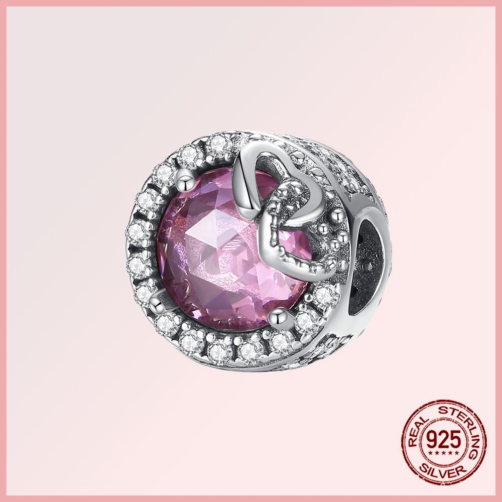 Sparkling Pavé Angel Wings Copper Dangle Charms Fit Original Bracelet Beads Jewelry Gift Diy